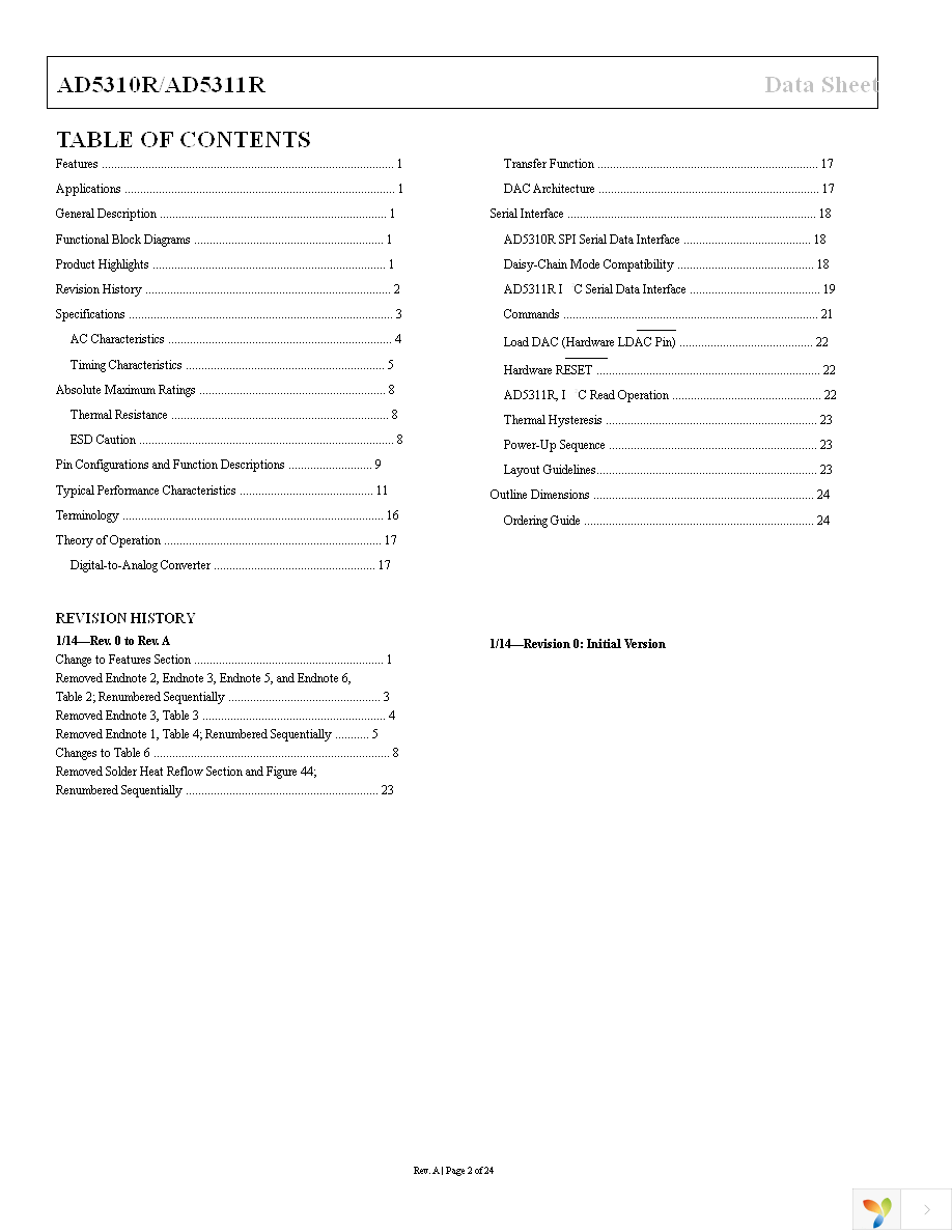 AD5311RBRMZ Page 2