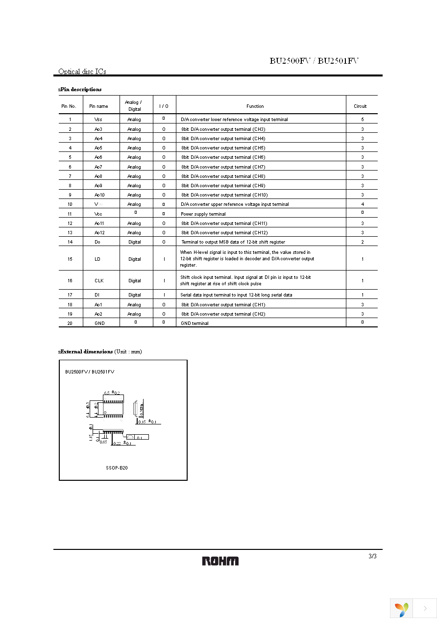 BU2500FV-E2 Page 3