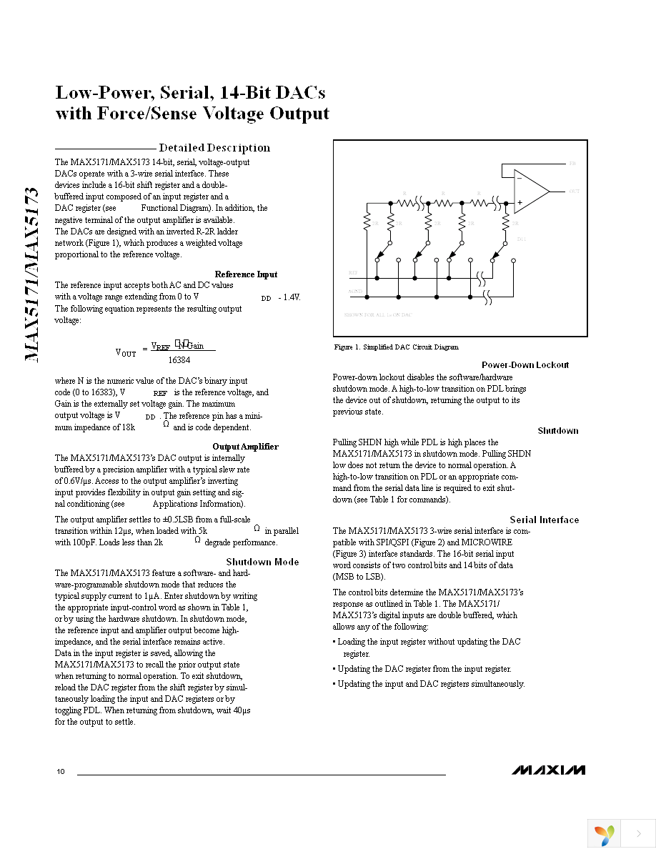 MAX5173AEEE+ Page 10