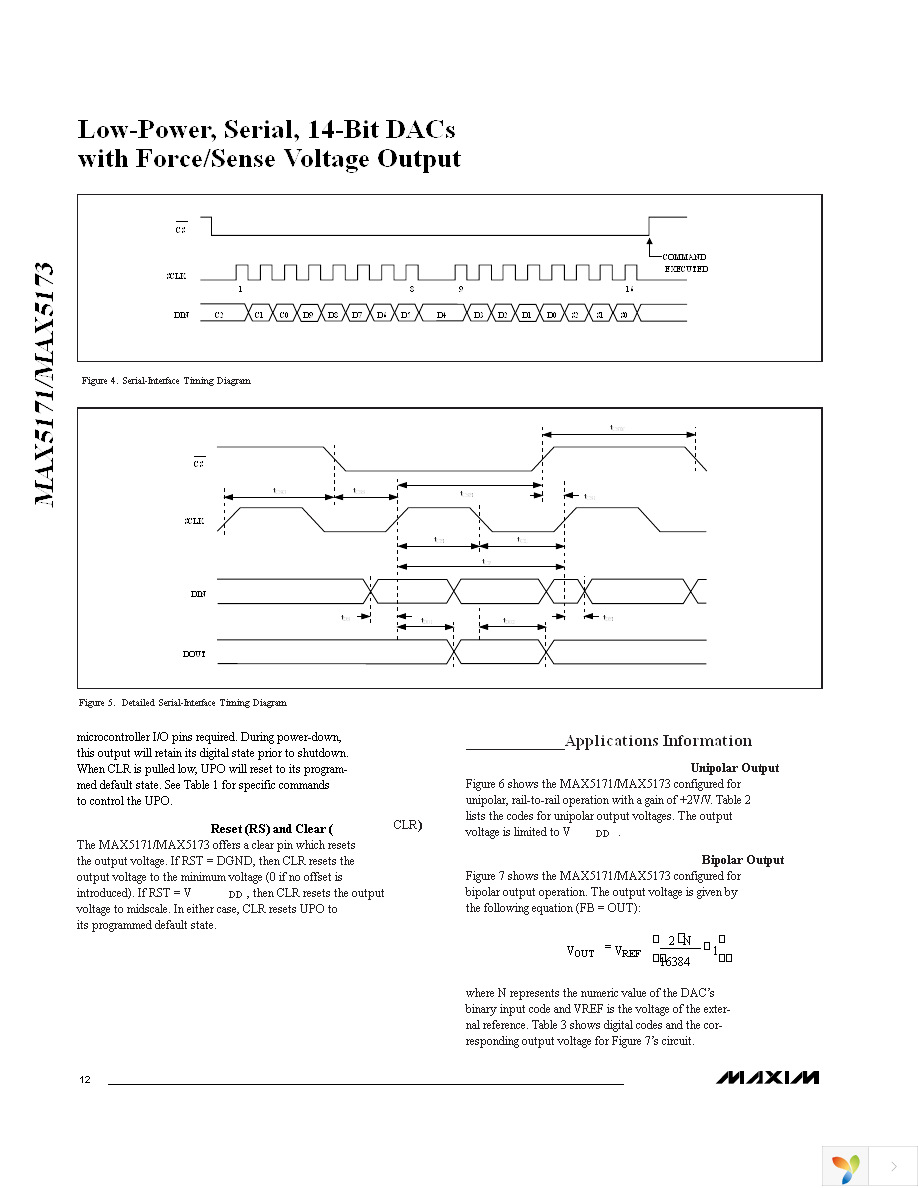 MAX5173AEEE+ Page 12