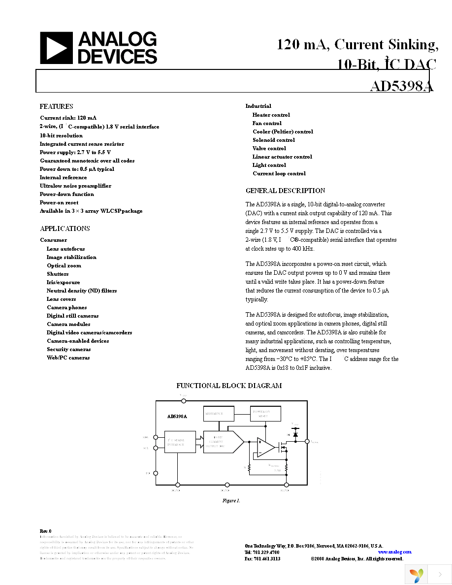 AD5398ABCBZ-REEL7 Page 1