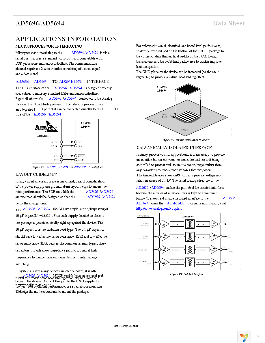 AD5696ACPZ-RL7 Page 22