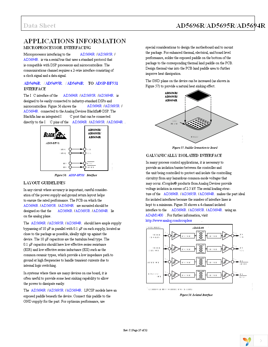 AD5694RBCPZ-RL7 Page 27