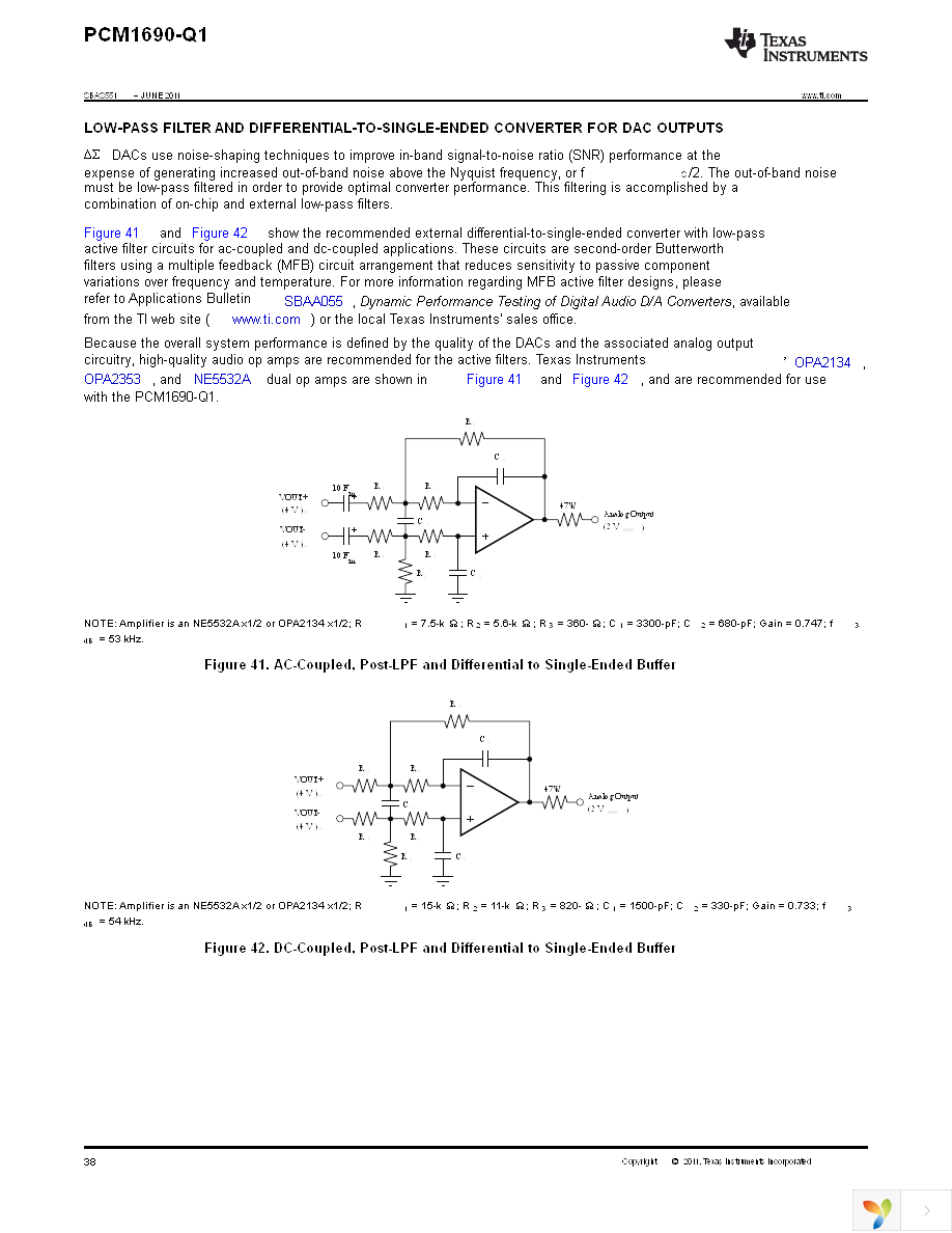 PCM1690IDCARQ1 Page 38