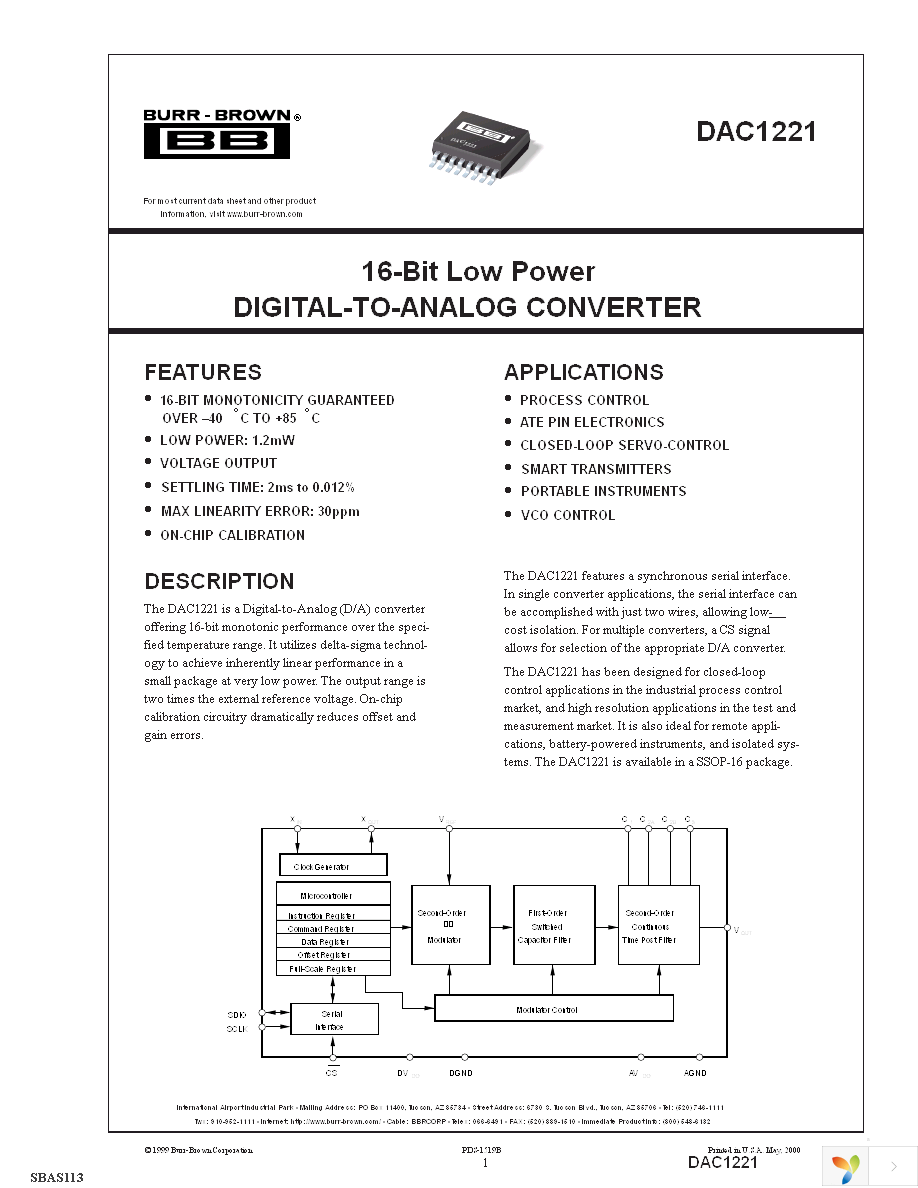 DAC1221E Page 1