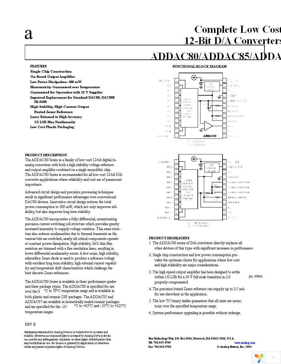 ADDAC80NZ-CBI-V Page 1