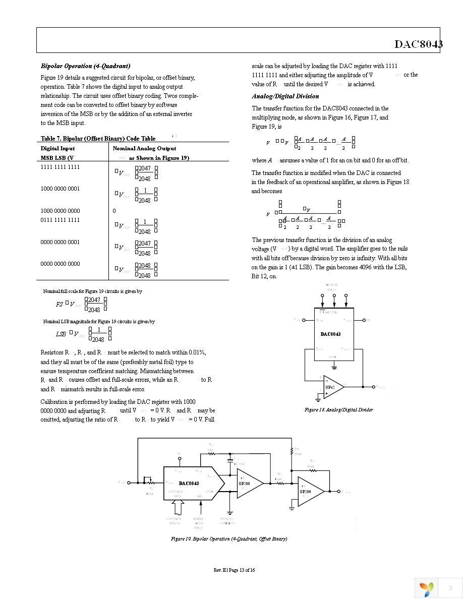 DAC8043GPZ Page 13