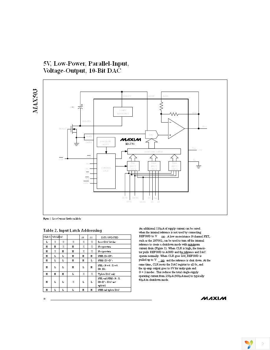 MAX503CAG+ Page 10