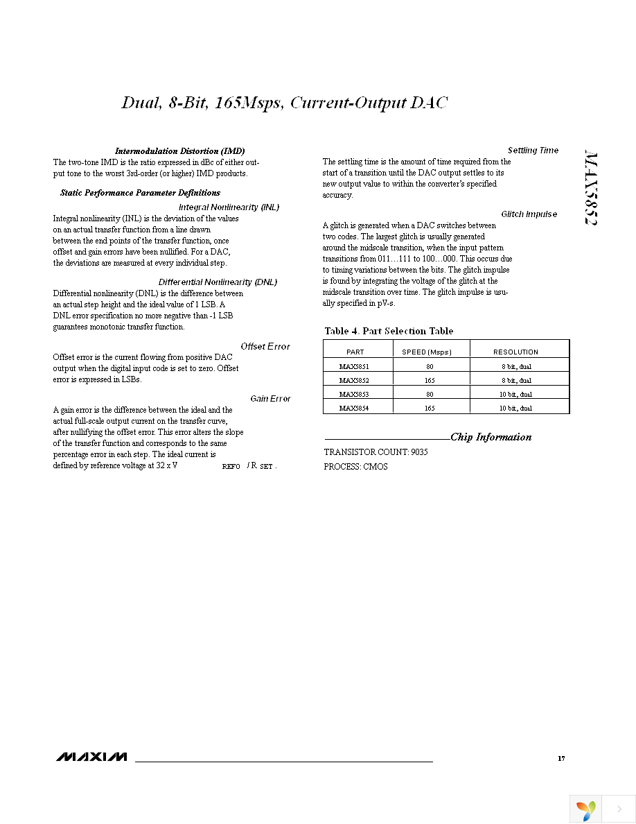 MAX5852ETL+ Page 17