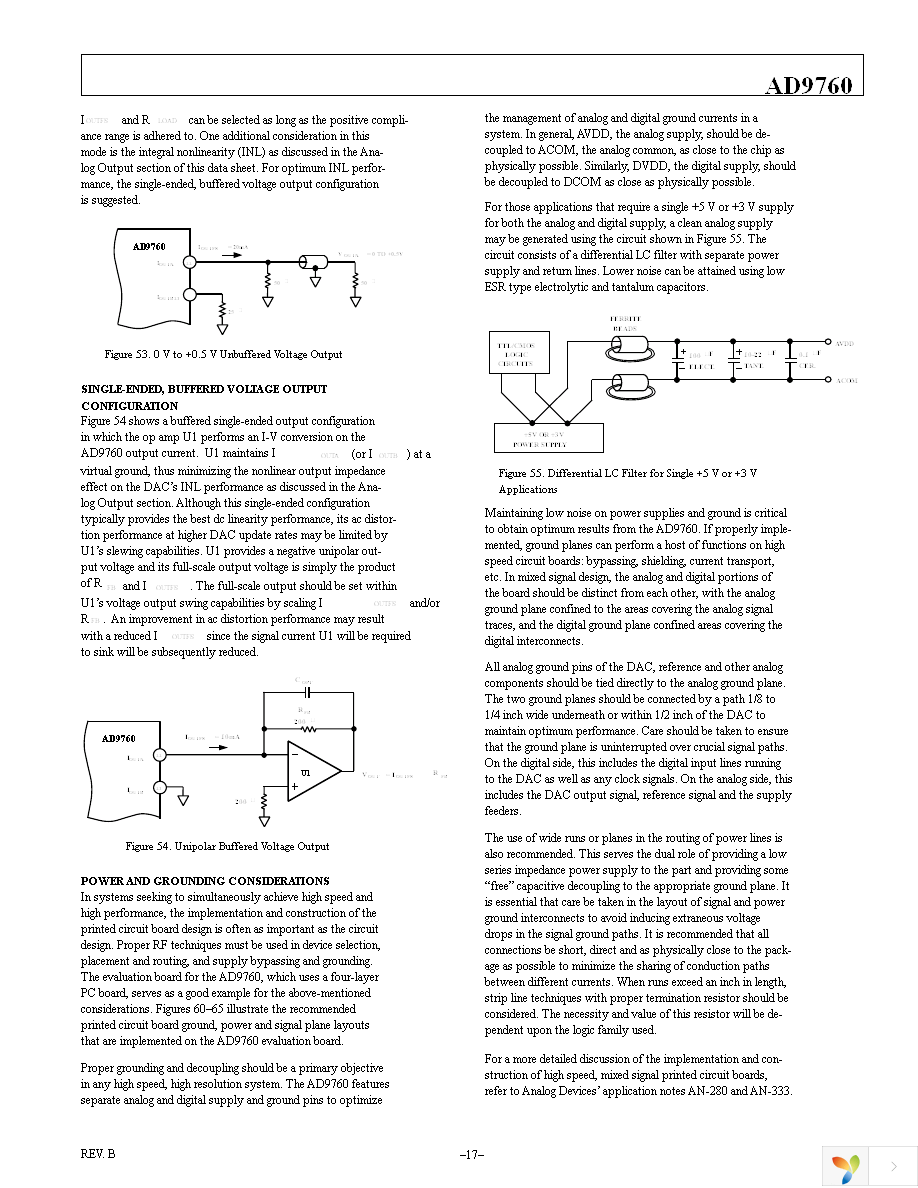 AD9760ARZ Page 17