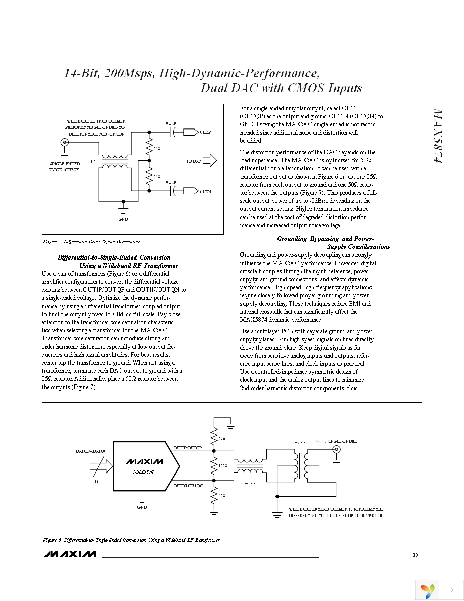 MAX5874EGK+D Page 13