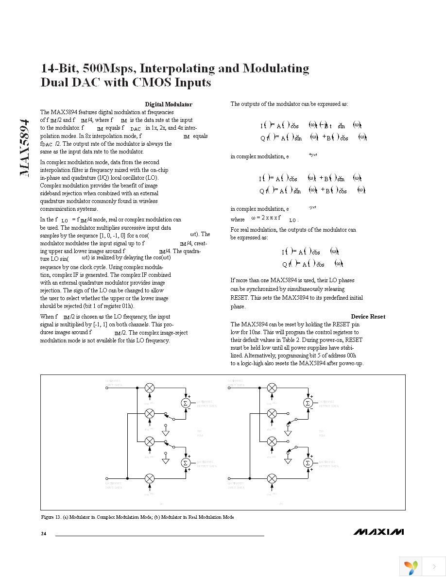 MAX5894EGK+D Page 24