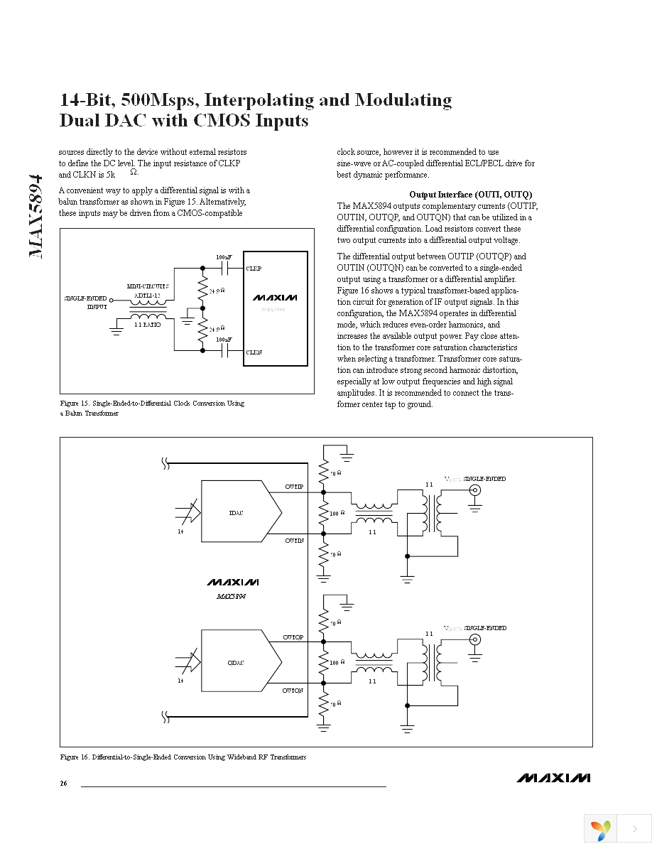 MAX5894EGK+D Page 26