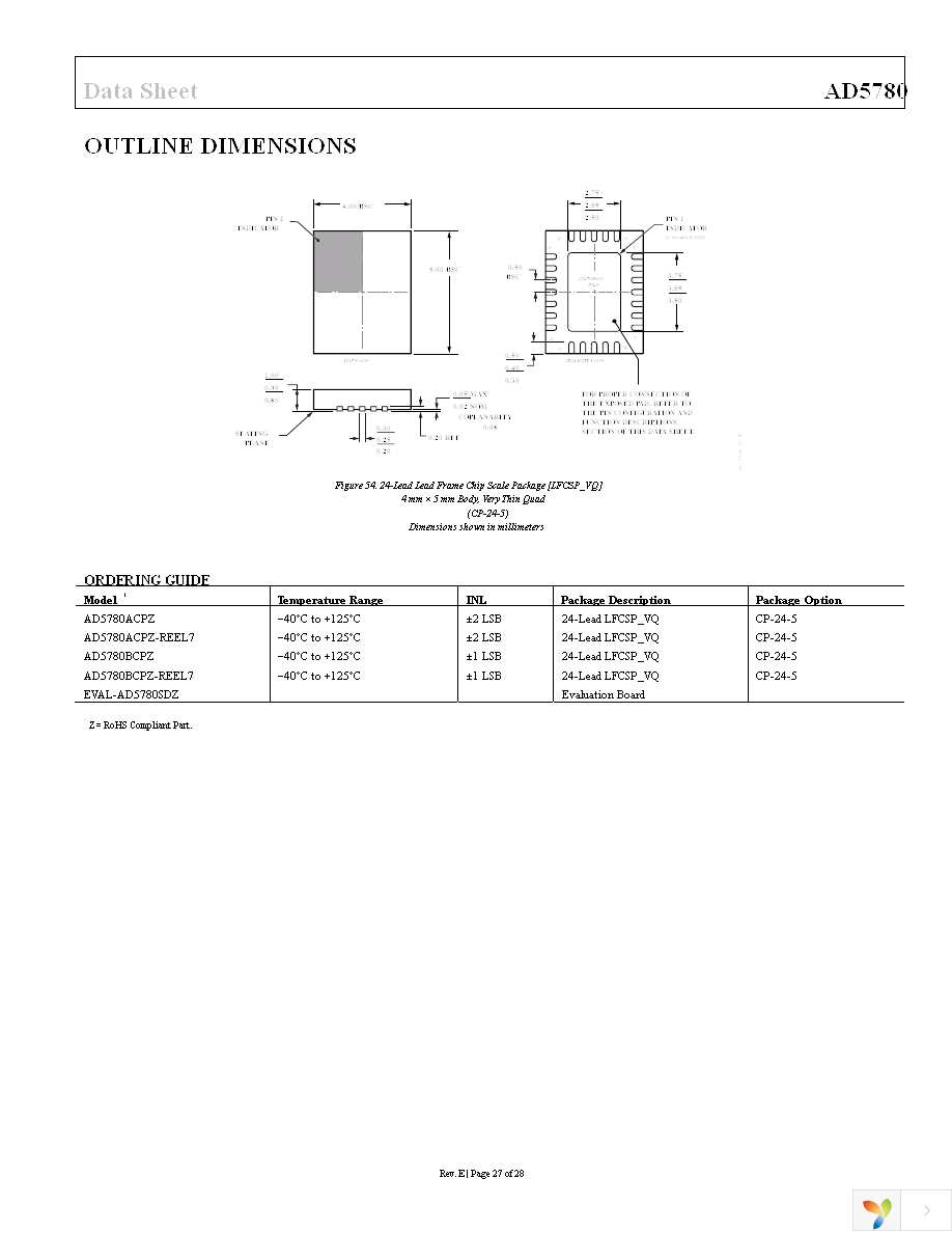 AD5780ACPZ Page 27