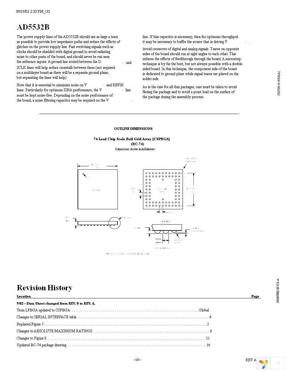 AD5532BBCZ-1 Page 16