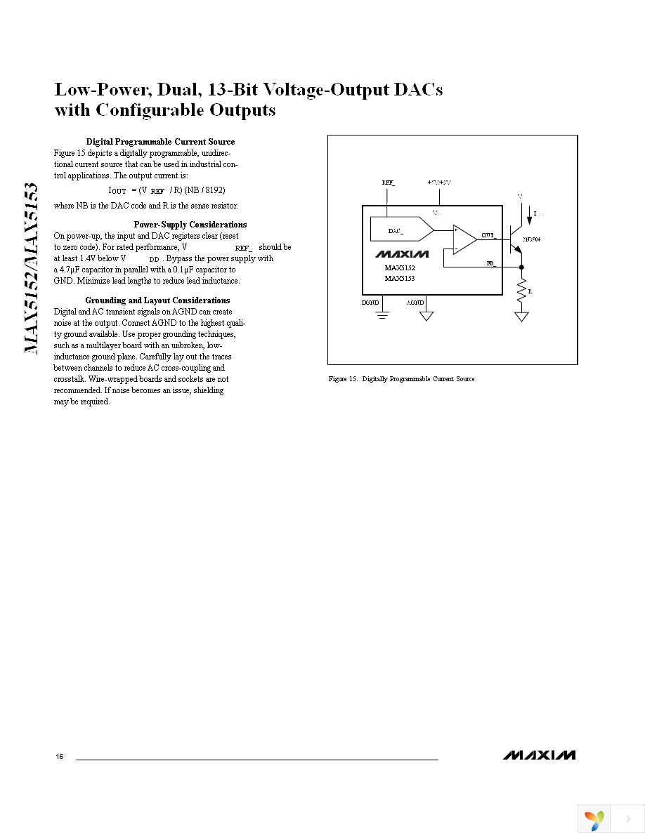 MAX5153ACEE+ Page 16