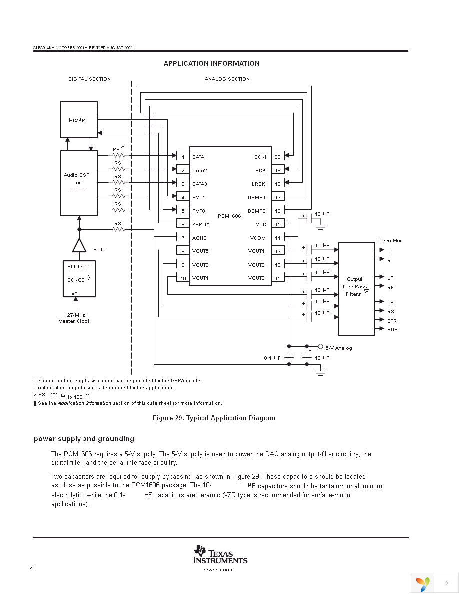 PCM1606E Page 20