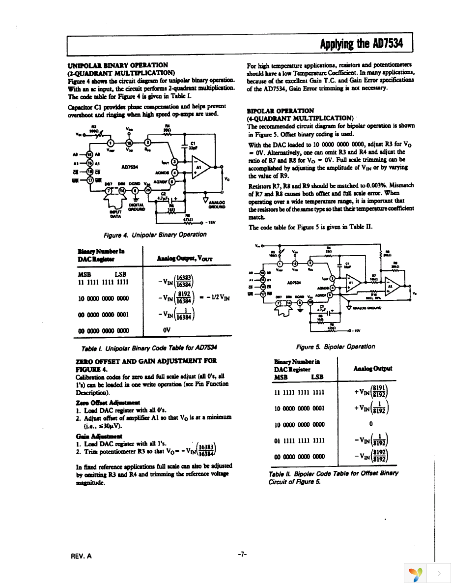 AD7534JNZ Page 7