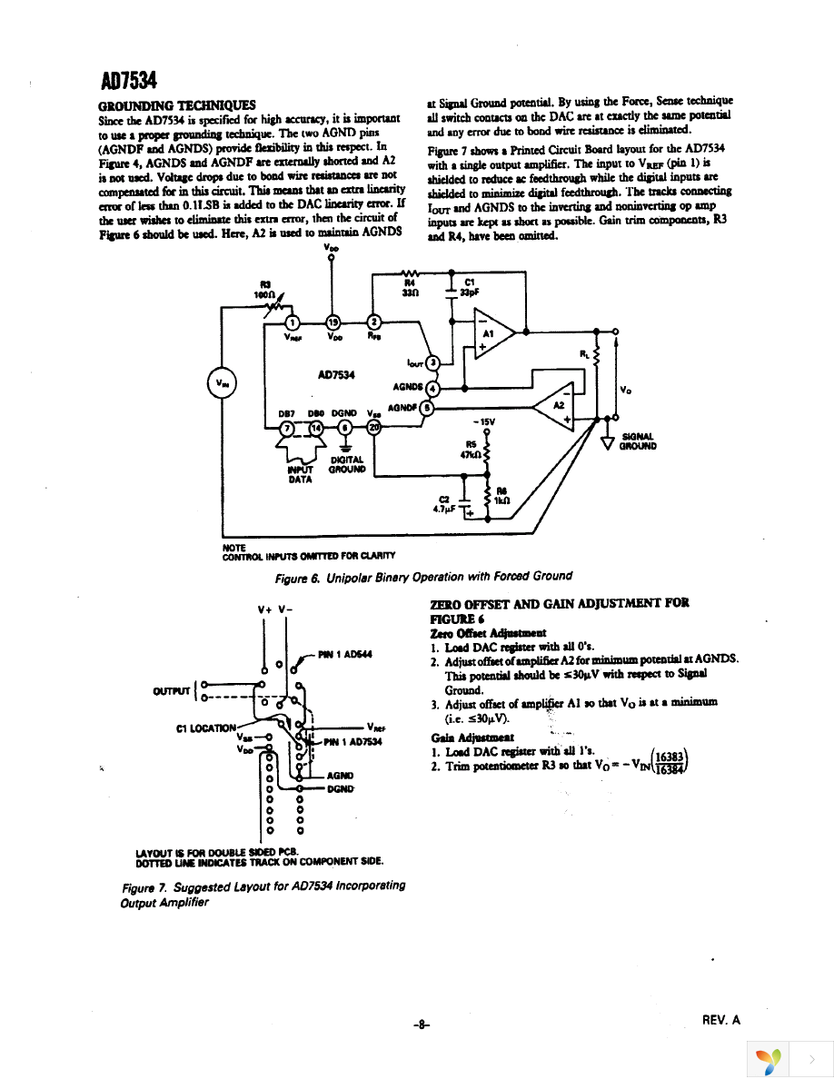 AD7534JNZ Page 8