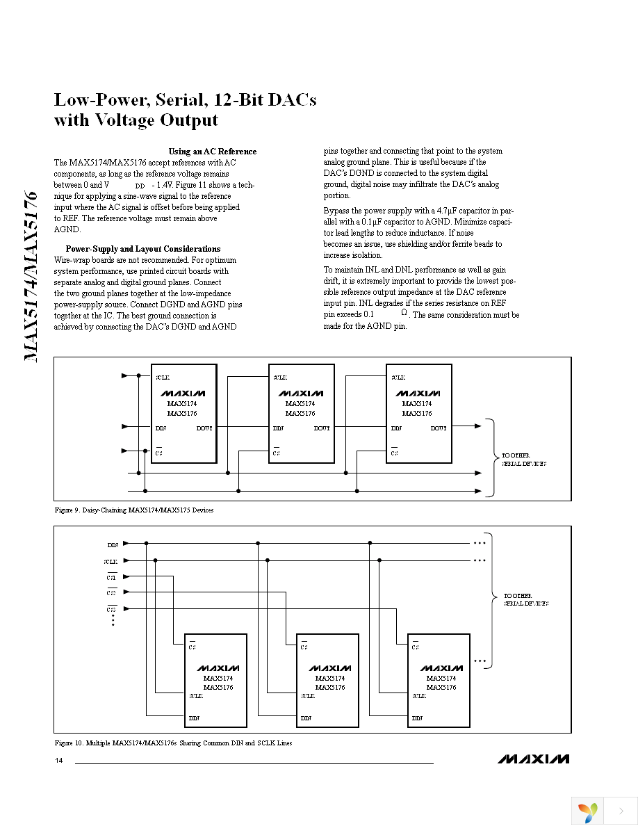 MAX5176AEEE+ Page 14