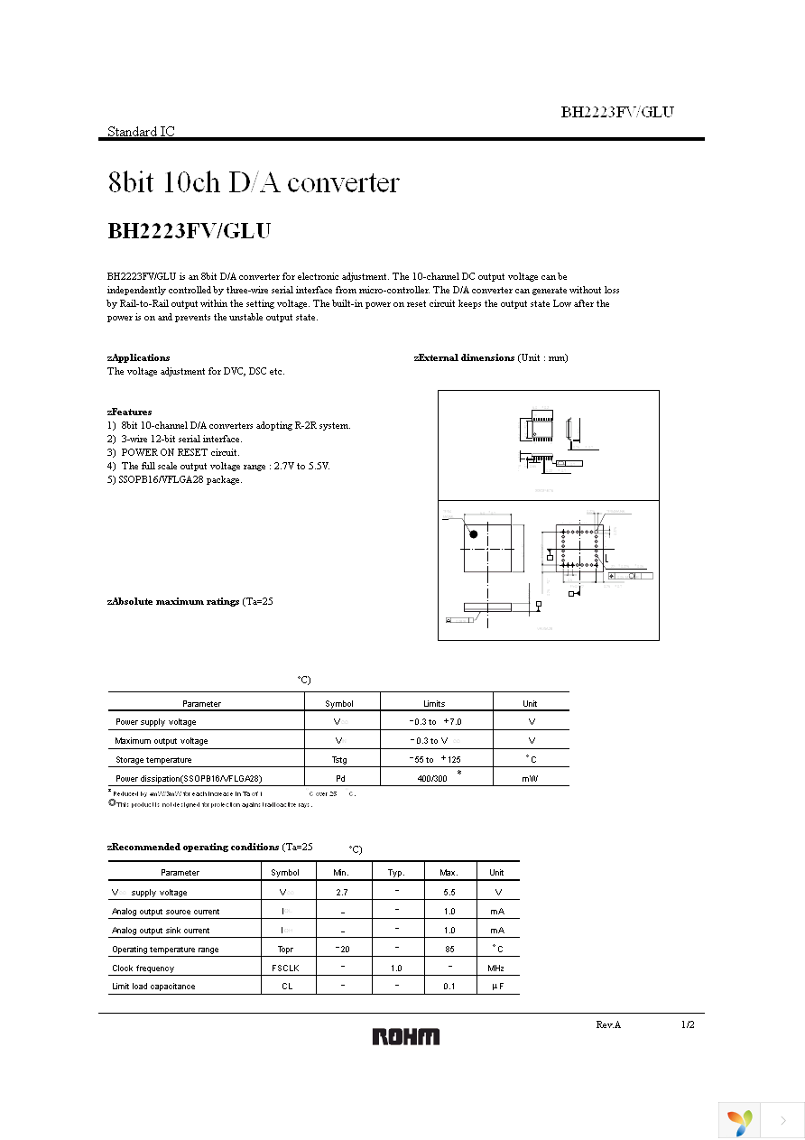 BH2223GLU-E2 Page 1