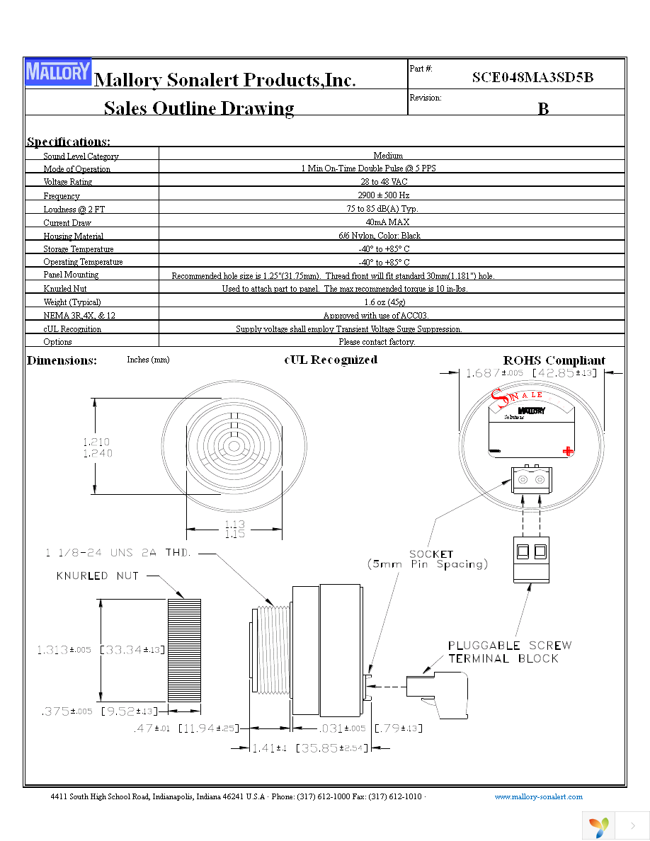 SCE048MA3SD5B Page 1