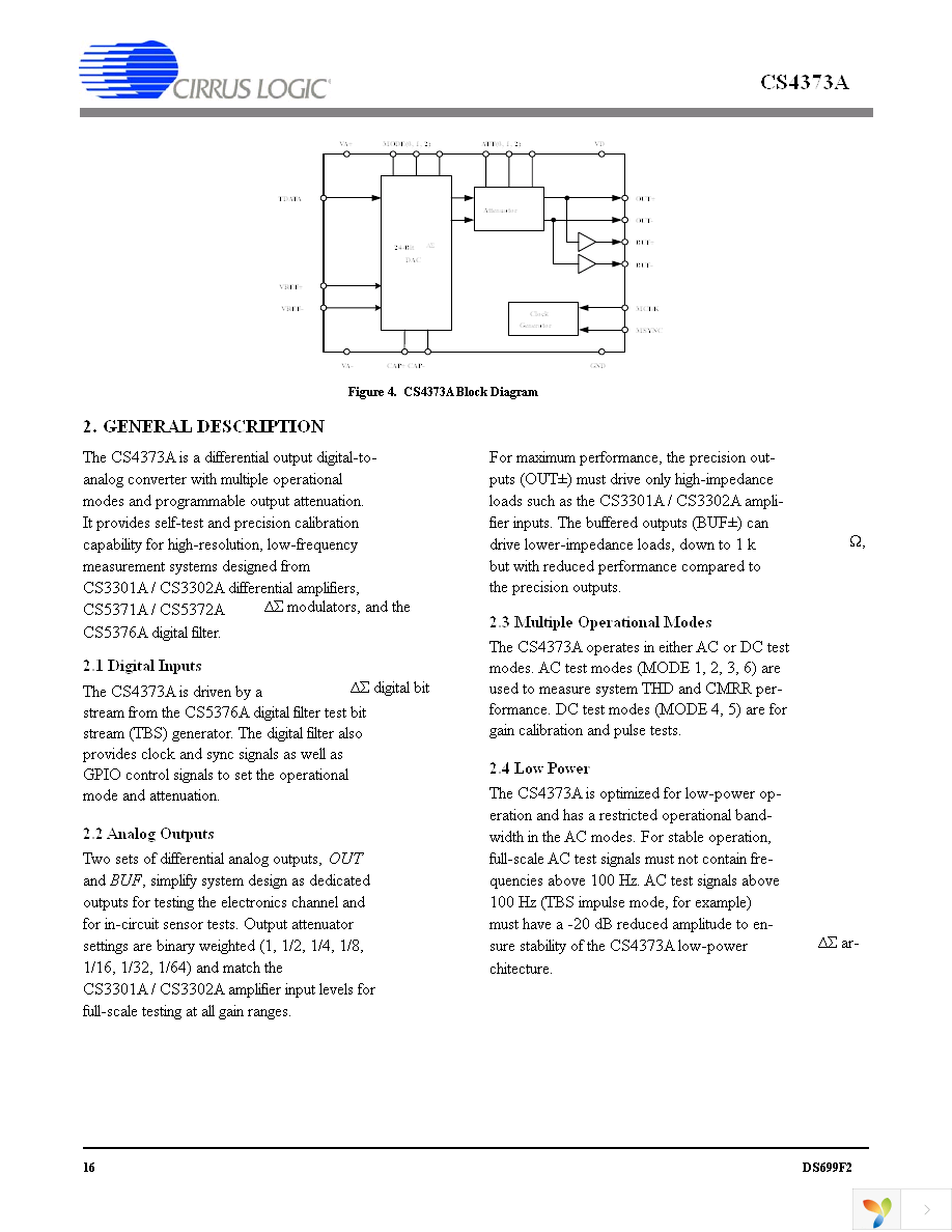 CS4373A-ISZR Page 16