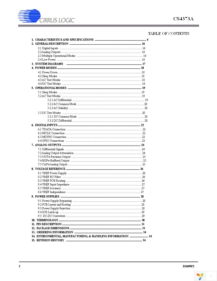 CS4373A-ISZR Page 2