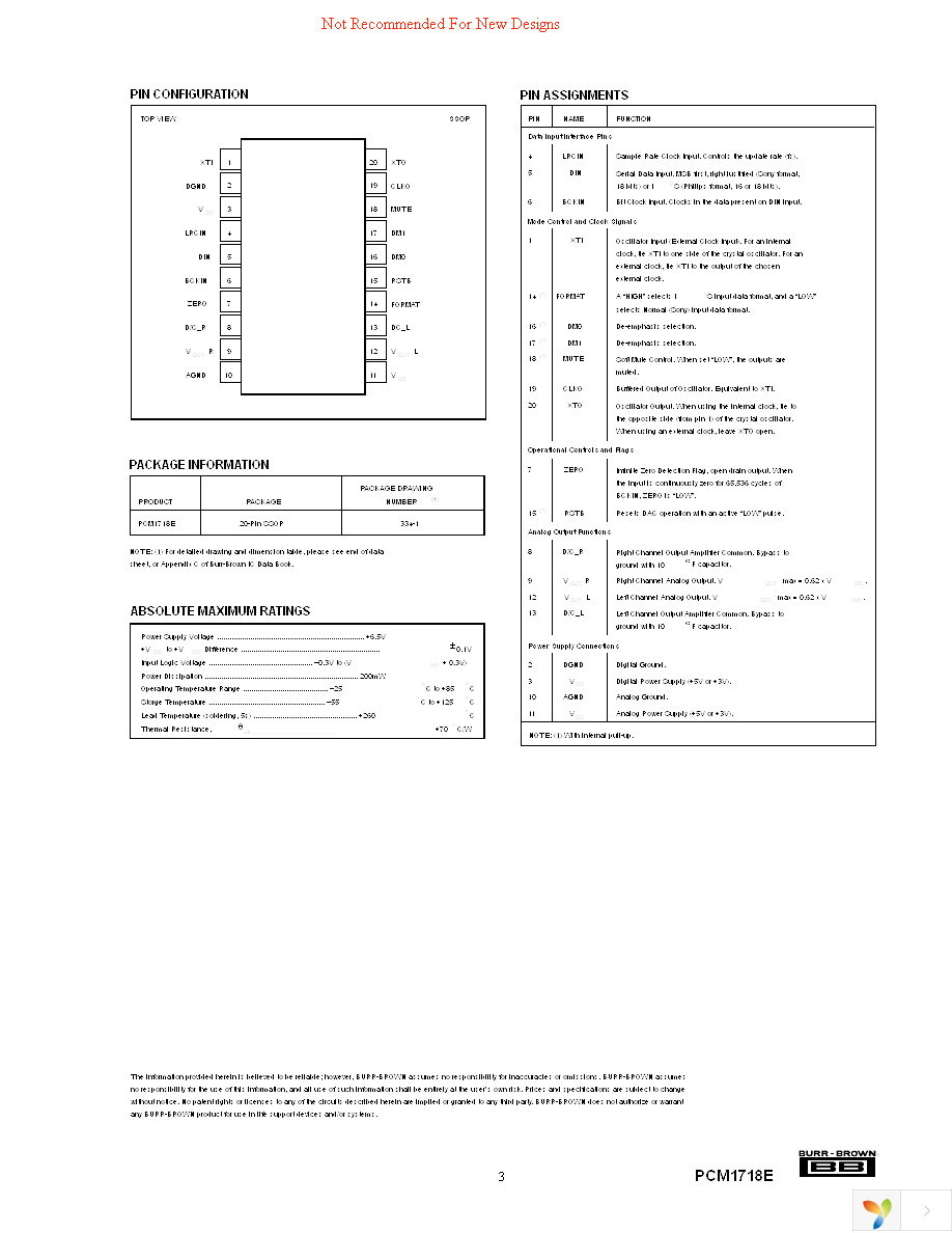 PCM1718EG4 Page 3