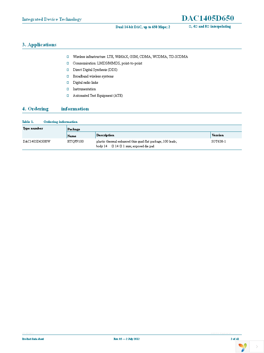 DAC1405D650HW-C18 Page 2