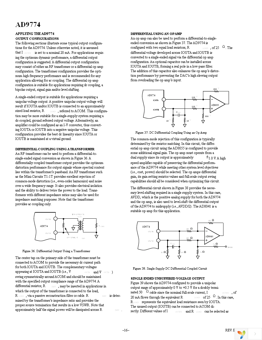 AD9774ASZ Page 16