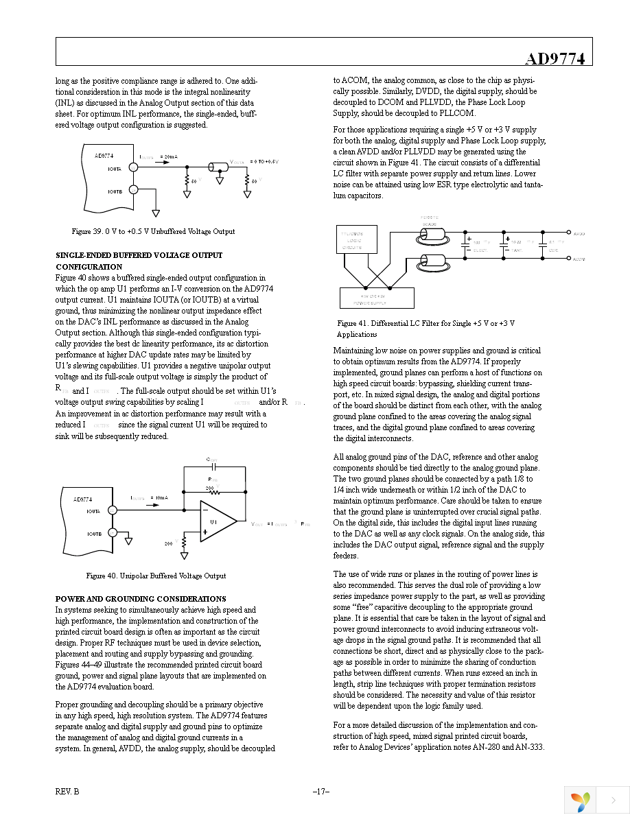 AD9774ASZ Page 17