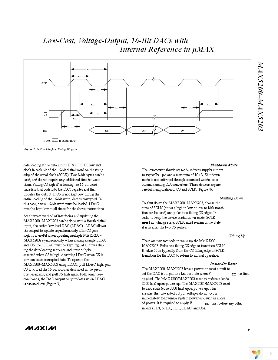 MAX5203BEUB+ Page 9