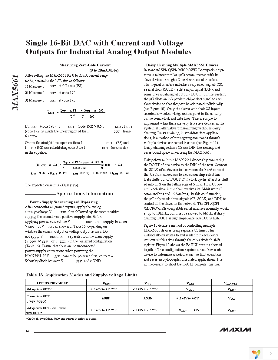 MAX5661GCB+T Page 34