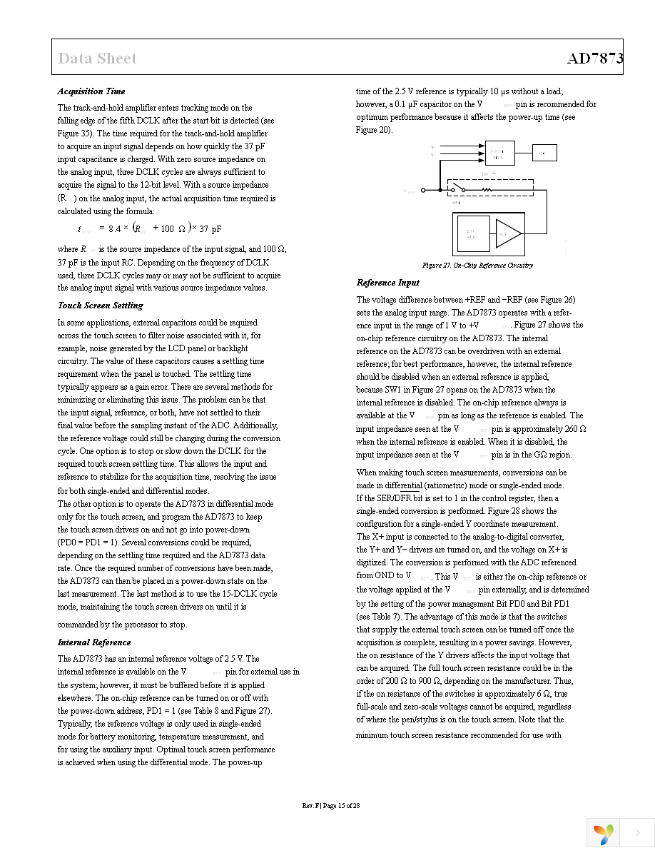 AD7873ARUZ Page 16