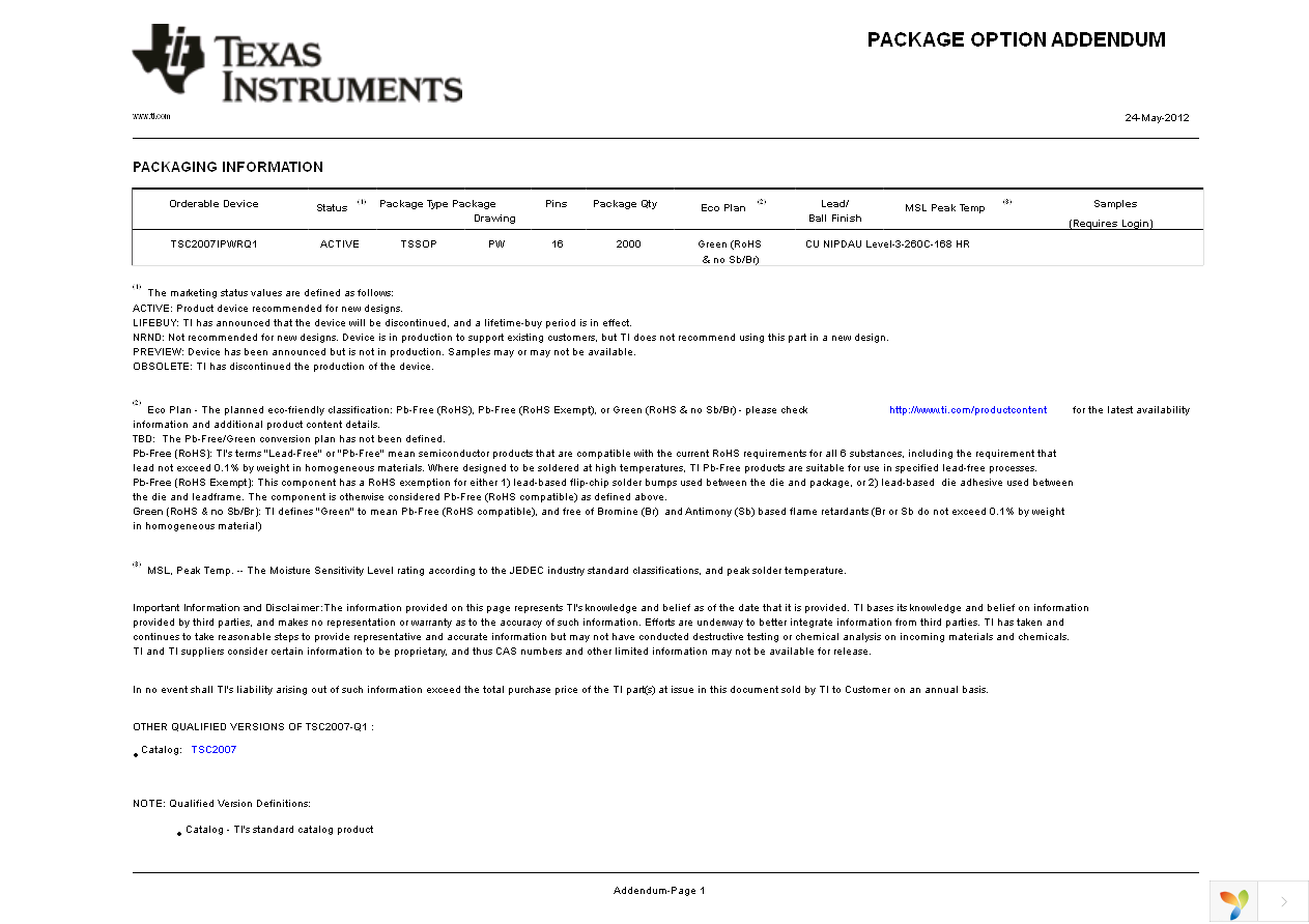 TSC2007IPWRQ1 Page 34