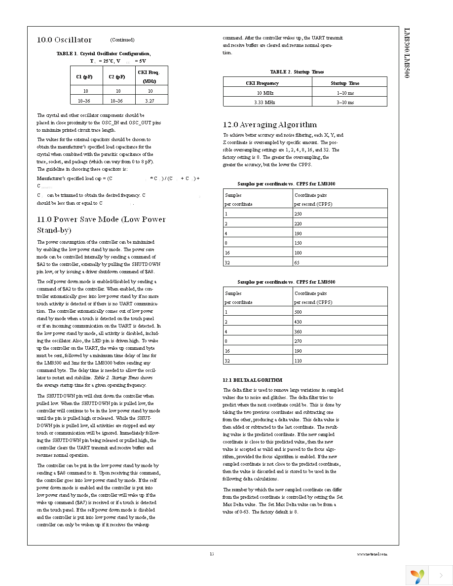 LM8300HLQ9 Page 13