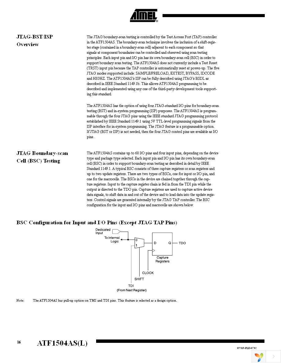 ATF1504AS-10AU44 Page 16