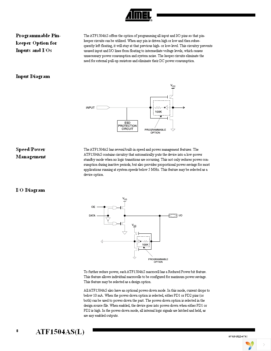 ATF1504AS-10AU44 Page 8