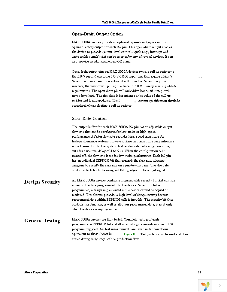 EPM3064ATC44-10 Page 21