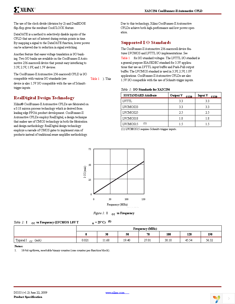 XA2C256-7VQG100I Page 2