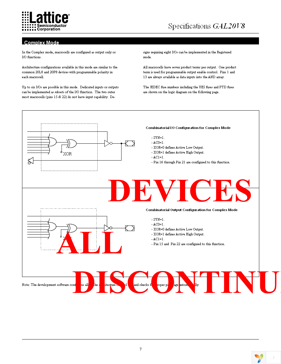 GAL20V8B-15LJNI Page 9