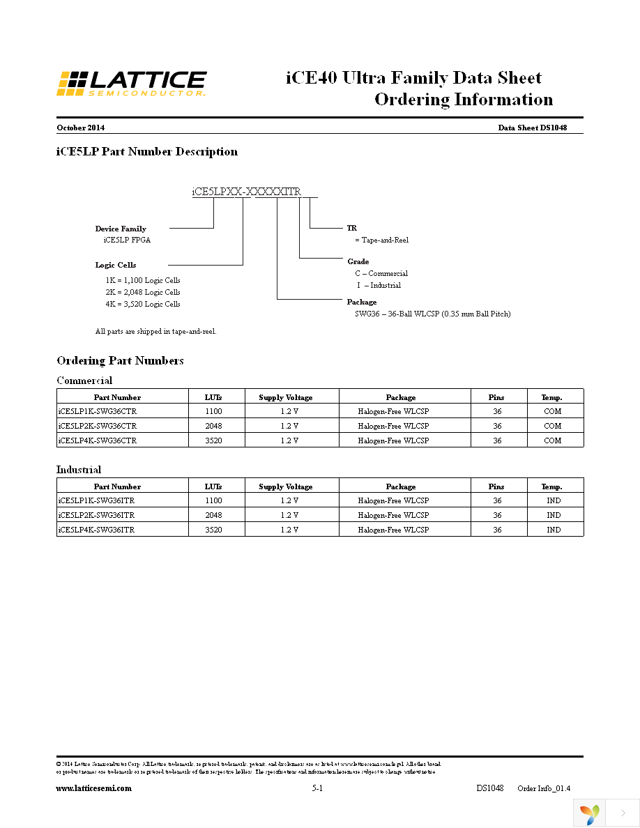 ICE5LP1K-SWG36ITR50 Page 35