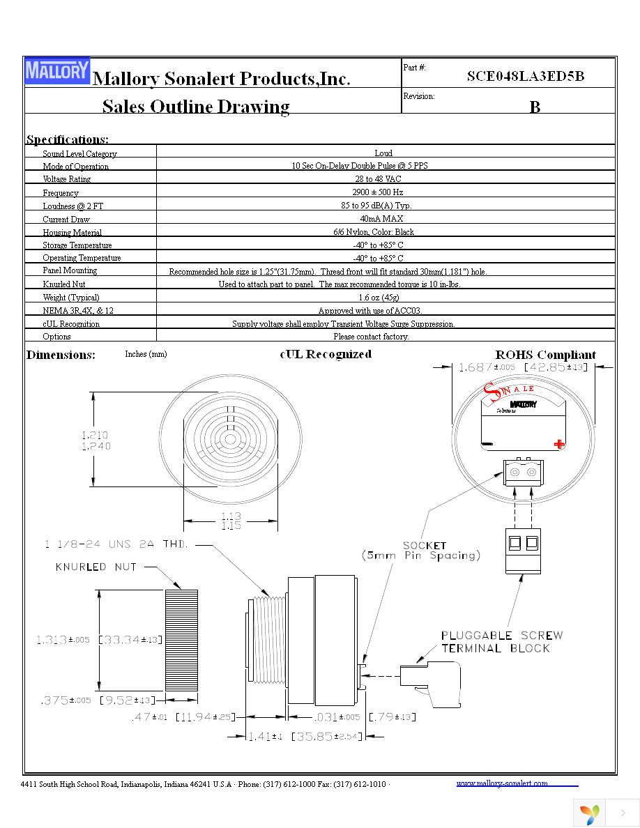 SCE048LA3ED5B Page 1