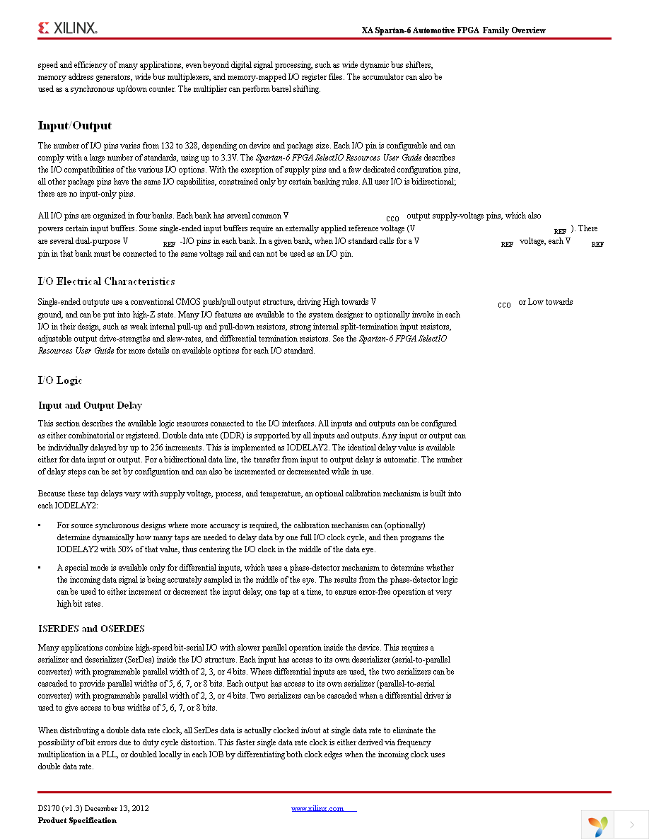 XA6SLX4-2CSG225I Page 6