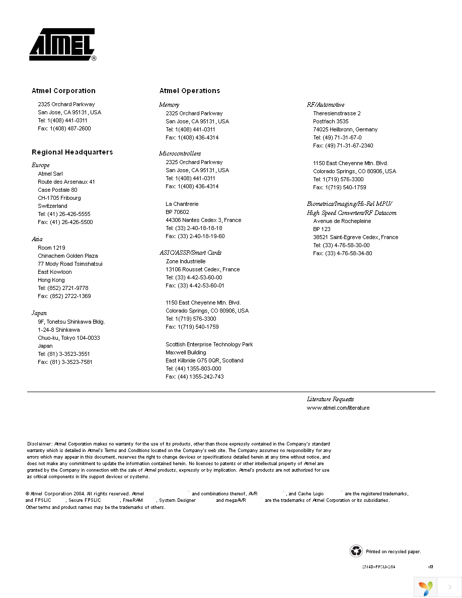 AT94S40AL-25BQC Page 31