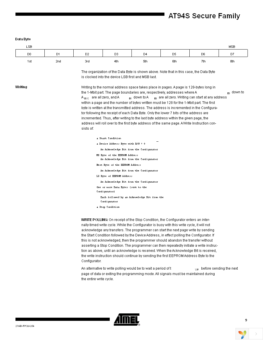 AT94S40AL-25BQC Page 9