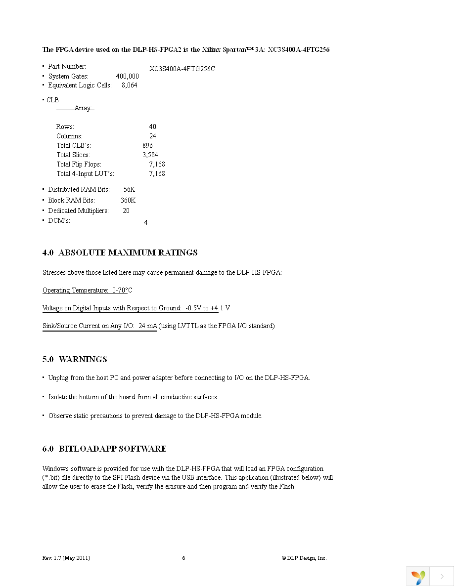 DLP-HS-FPGA2 Page 6