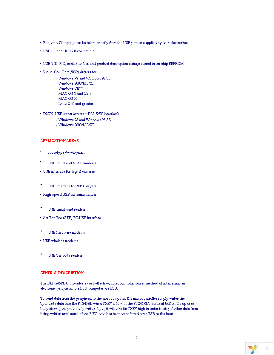 DLP-245PL-G Page 2