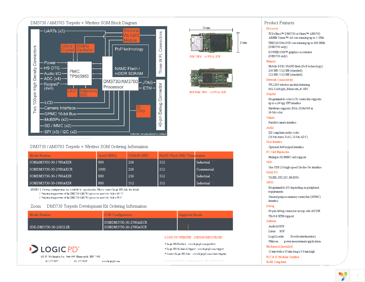 SOMDM3730-30-2780AKCR Page 2